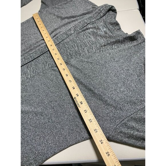 Cuddl Duds Open Front Lightweight Cardigan Sweater Gray Long Sleeve Womens Large - Picture 6 of 11